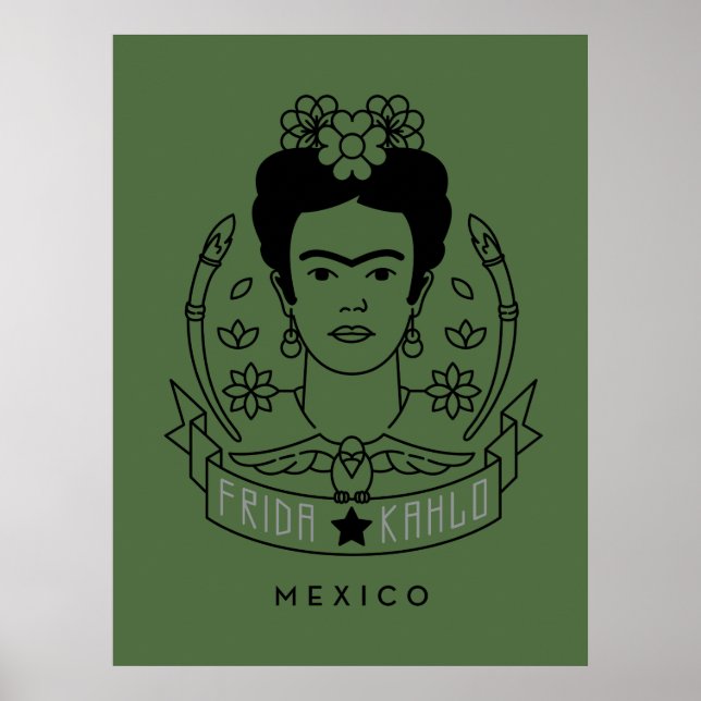 Frida Kahlo | Heroína Poster (Vorne)