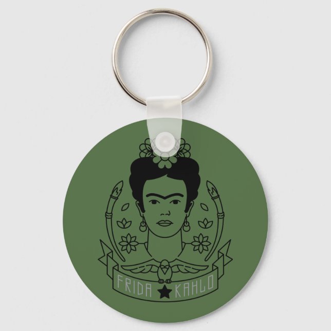 Frida Kahlo | Heroína Schlüsselanhänger (Vorderseite)