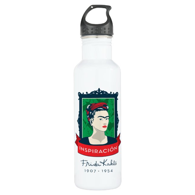 Frida Kahlo | Inspiración Edelstahlflasche (Vorderseite)