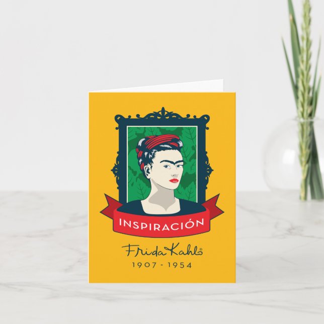 Frida Kahlo | Inspiración Karte (Vorderseite)