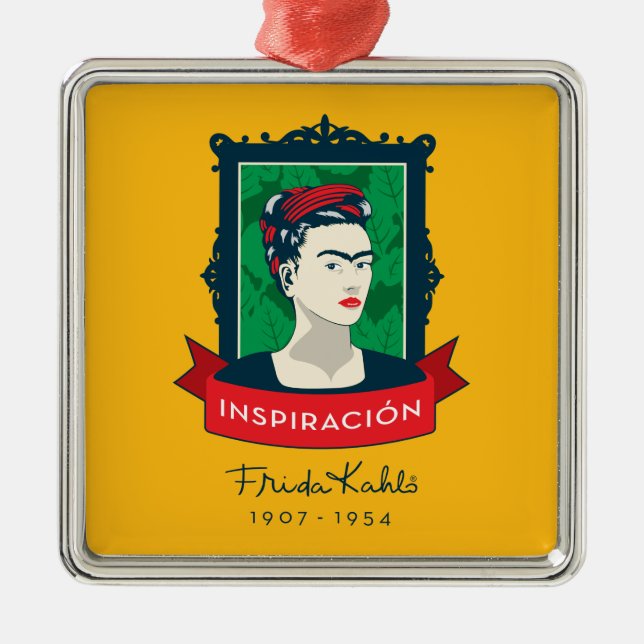 Frida Kahlo | Inspiración Silbernes Ornament (Vorne)