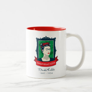 Frida Kahlo   Inspiración Zweifarbige Tasse