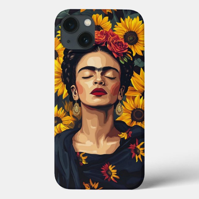 "Frida Kahlo Inspiriert, individuell anpassbarer H Case-Mate iPhone Hülle (Rückseite)