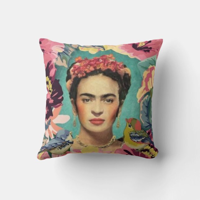 Frida Kahlo Kissen (Rückseite)