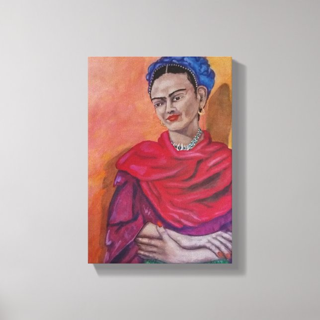 Frida Kahlo Leinwanddruck (Vorderseite)