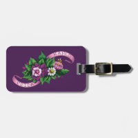 Frida Kahlo | lila Blumenblumenstrauß