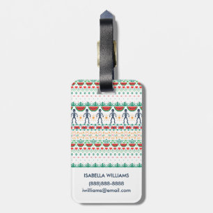 Frida Kahlo Mexikanische Grafik Gepäckanhänger