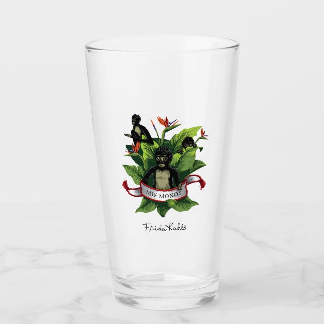Frida Kahlo | Mis Monos Glas (Vorderseite)