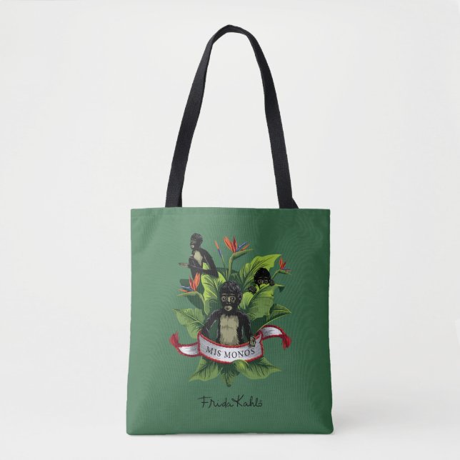 Frida Kahlo | Mis Monos Tasche (Vorderseite)