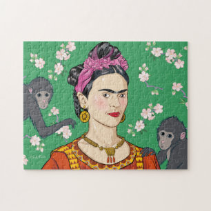 Frida Kahlo Monkey Graphic