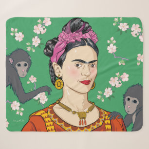 Frida Kahlo Monkey Graphic Sherpadecke