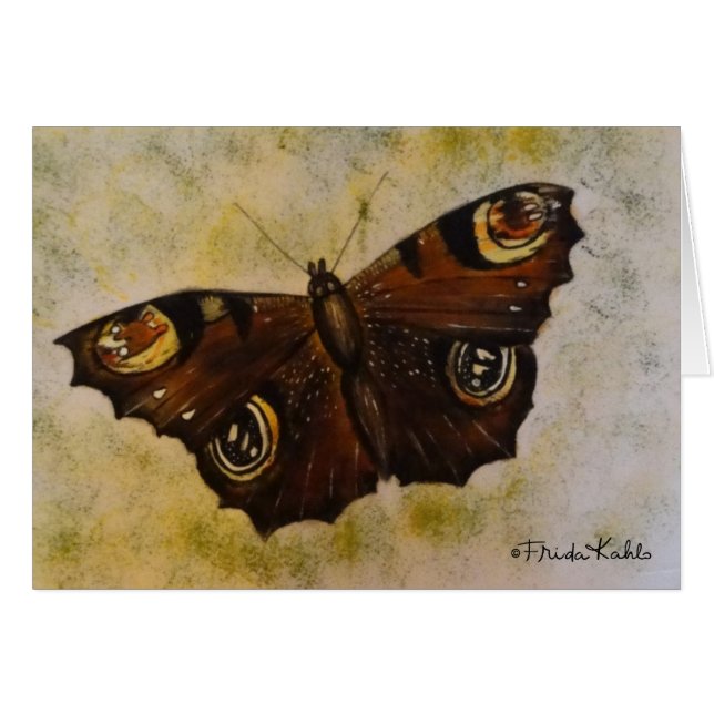 Frida Kahlo Painted Butterfly (Vorderseite (Horizontal))