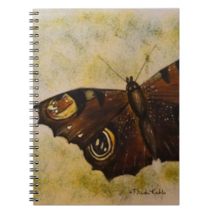 Frida Kahlo Painted Butterfly Notizblock