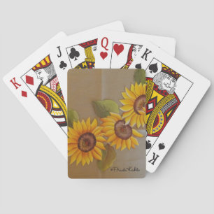 Frida Kahlo Painted Sunflowers Spielkarten