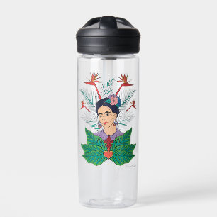 Frida Kahlo   Paradiesvögel Florales Grafik Trinkflasche
