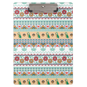 Frida Kahlo   Patrón de Colores Klemmbrett