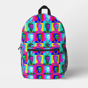 Frida Kahlo Pop Art-Porträt Bedruckter Rucksack