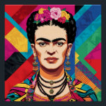 Frida Kahlo Pop Lugano Highlights Poster<br><div class="desc">Ein buntes Kunstwerk, das Frida Kahlos unglaubliches Erbe feiern soll. Es ist ein Pop-Kunstportrait, das ihre Kreativität, Widerstandskraft und ikonische Individualität ehrt. Frida, bekannt für ihre mächtigen Selbstportraits, die mutige Umarmung der mexikanischen Kultur und die furchtlose Erkundung von Identität und Schmerz, war mehr als eine Künstlerin - sie war eine...</div>