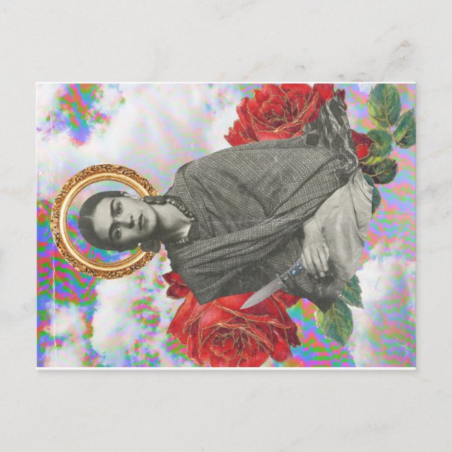 Frida Kahlo POP Postkarte (Vorderseite)
