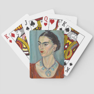 Frida Kahlo-Porträt Spielkarten