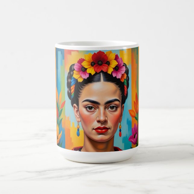 Frida Kahlo Print Kaffeetasse (Mittel)