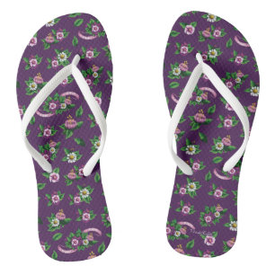 Frida Kahlo  Purlor Floral Bouquet Muster Flip Flops