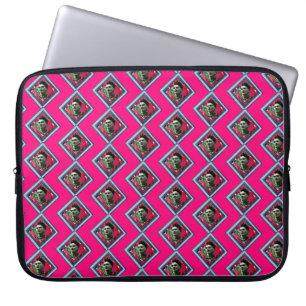 Frida Kahlo Retro Denim Diamond Electronics Bag Laptopschutzhülle