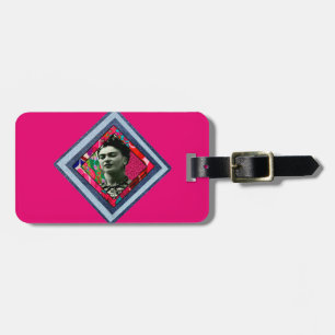 Frida Kahlo Retro Denim Diamond Gepäckanhänger