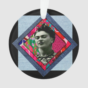 Frida Kahlo Retro Pink Denim