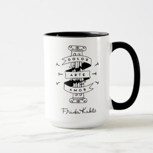 Frida Kahlo Schmerz-Kunst-Liebe Tasse
