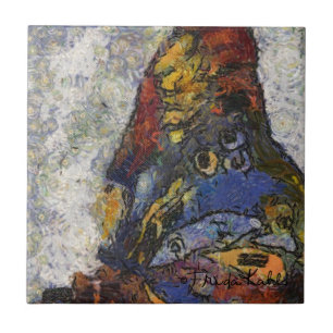 Frida Kahlo Schmetterling Monet inspiriert Fliese