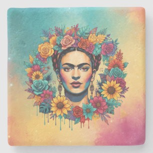 Frida Kahlo Steinuntersetzer