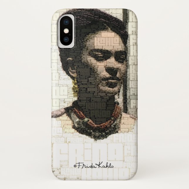 Frida Kahlo Textile Portrait Case-Mate iPhone Hülle (Rückseite)