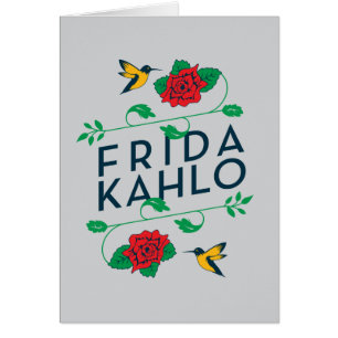 Frida Kahlo   Typographie florale