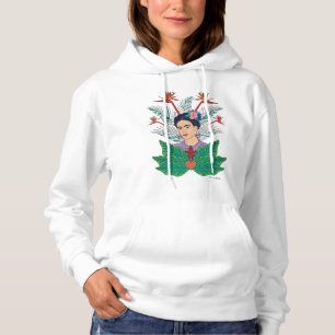 Frida Kahlo Vögel von Paradies, florale Grafik Hoodie