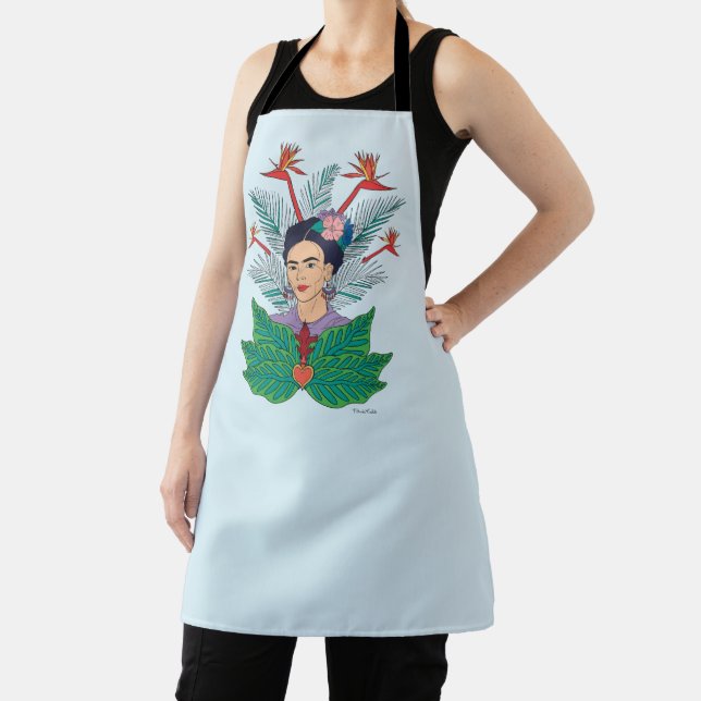 Frida Kahlo | Vögel von Paradies, florale Grafik Schürze (InSitu)