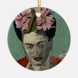 Frida Kahlo von Garcia Villegas Keramikornament