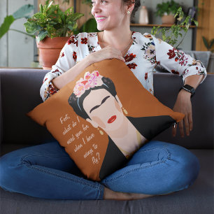 Frida Kahlo Zitat Portrait Einzigartiges Design Ku Kissen