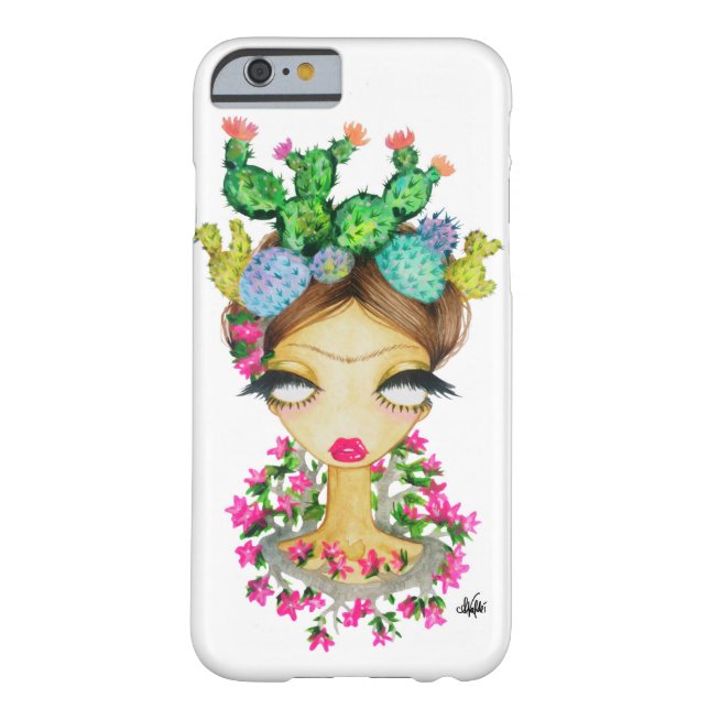 Frida Kakteen iPhone 6 Fall Case-Mate iPhone Hülle (Rückseite)