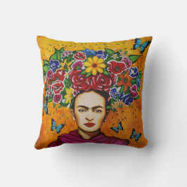 frida kalho Throw Pillow Kissen