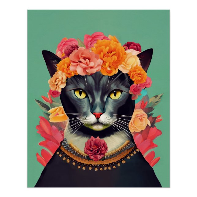 Frida the Cat Poster (Vorderseite)