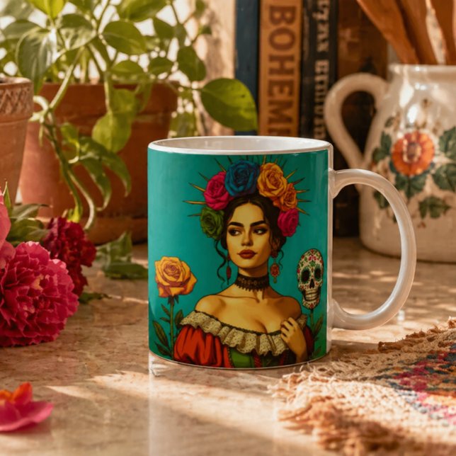 Frida's Essence: Sei dir zumute Kaffeetasse (Von Creator hochgeladen)