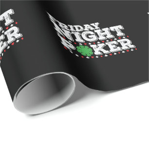 Friday Night Poker Chips Geschenkpapier