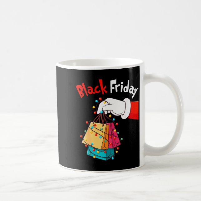 Friday Shopng Squad Christmas Black Shopng Family  Kaffeetasse (Rechts)