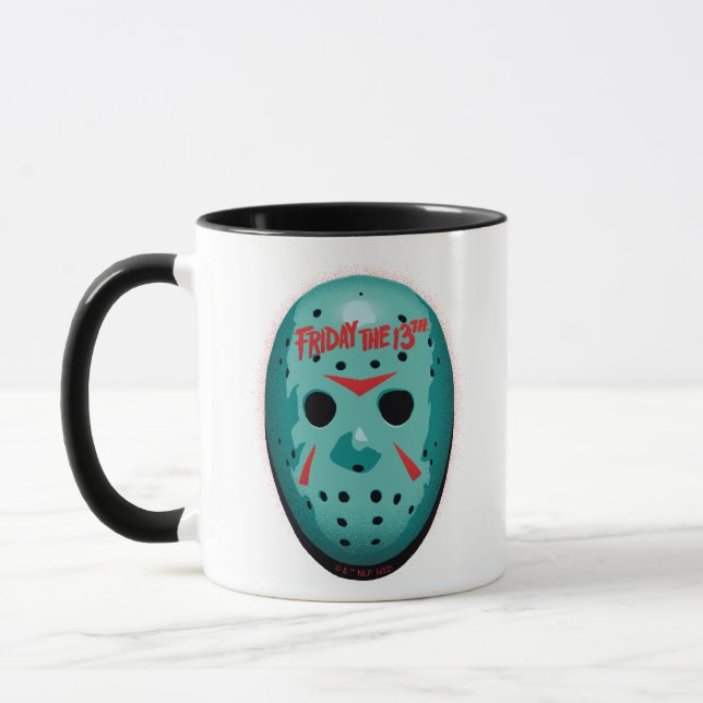 Friday the 13th | Blue Hockey Mask Graphic Tasse (Links)