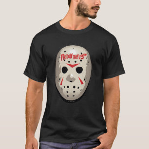 Friday the 13th   Hockey Mask Graphic T-Shirt