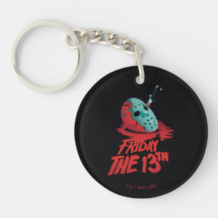 Friday the 13th   Knife Through Blue Hockey Mask