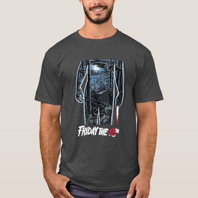 Fridayhe 13th Movie Poster lustig T-Shirt (Vorderseite)