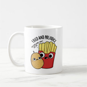 Fried and Prejudice Funny Fries Pun Kaffeetasse