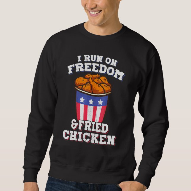 Fried Chicken Chicken Nugget Wings Drumsticks Sweatshirt (Vorderseite)